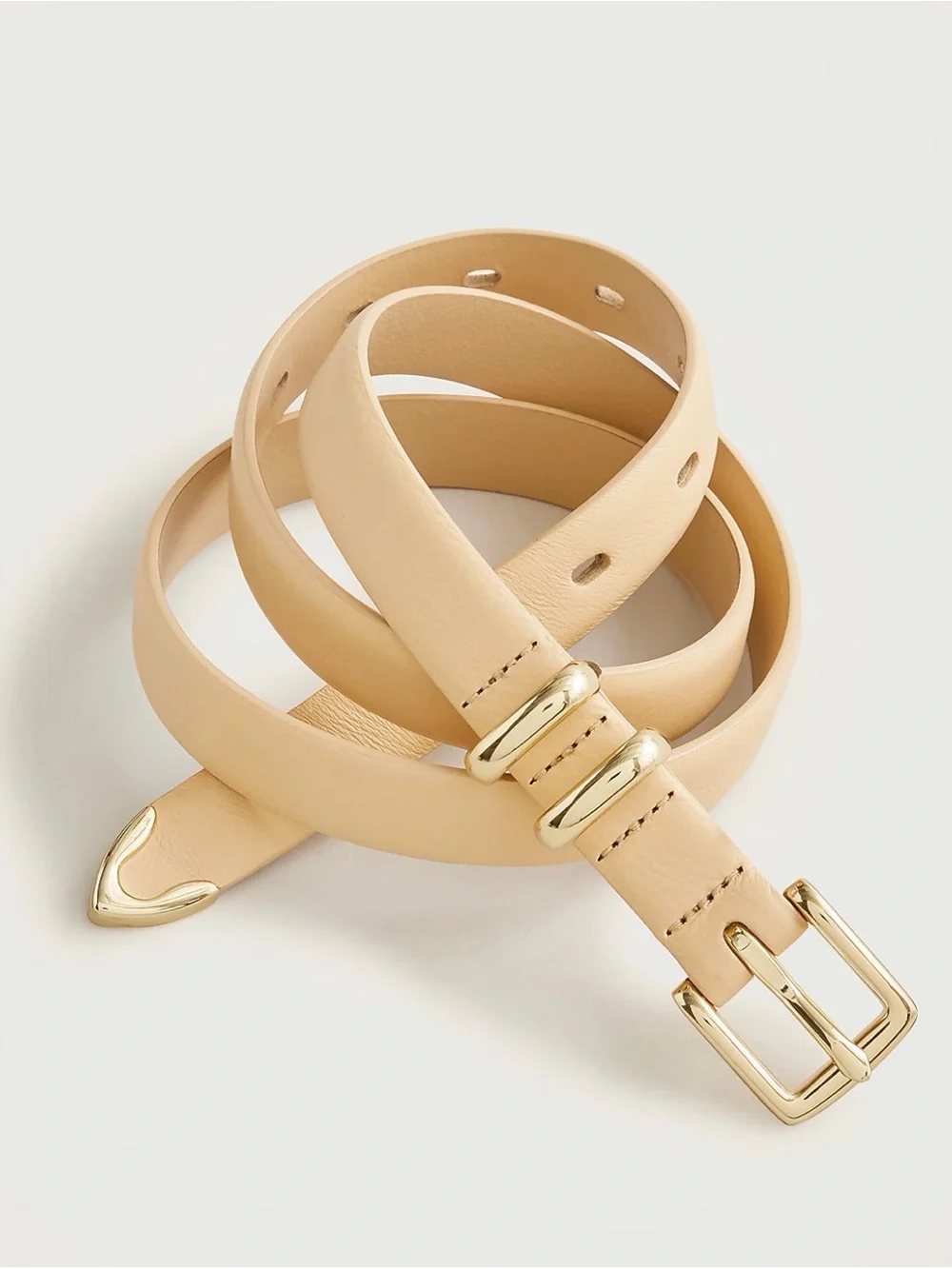 J Crew Large Thin leather belt CW106